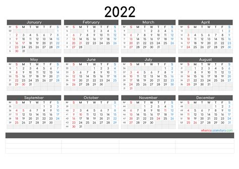 downloadable 2022 monthly calendar [premium templates]