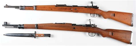 Lot Detail C Lot Of 2 Wwii Era Bolt Action Military Rifles