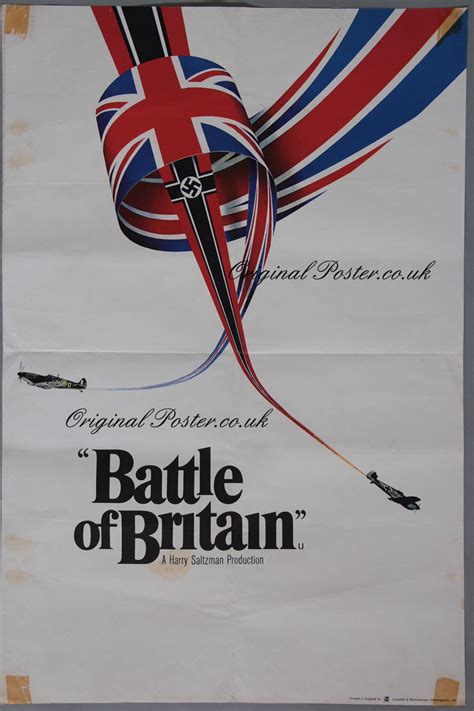 Battle Of Britain Original Vintage Film Poster Original Poster