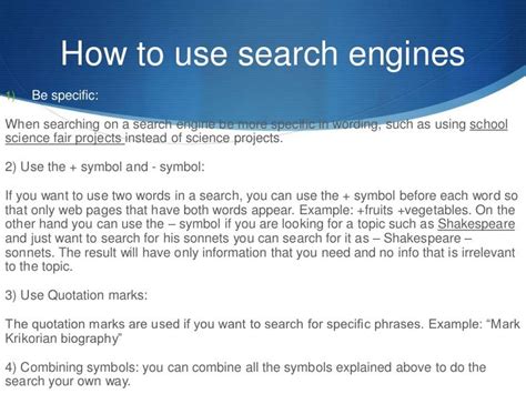 Search Engine Powerpoint