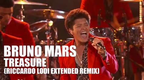 Bruno Mars Treasure Riccardo Lodi Extended Remix Youtube