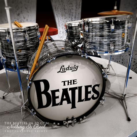 The Beatles In 3d The Beatles Ludwig Drums Vintage Drums