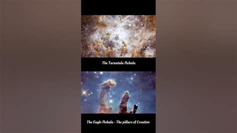 Stunning Views Of Two Nebulae Tarantula Nebula And Eagle Nebula