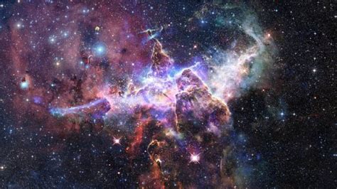 Mystic Mountain Region In The Carina Nebula Imaged By The Hubble Space