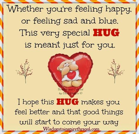 A Special Hug Just For You With Images Hugs And Kisses Quotes Hug