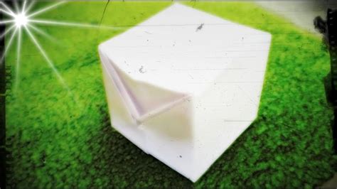 Cómo Hacer Un Cubo Inflable De Papel Origami Youtube