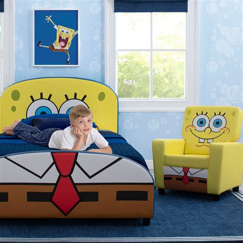 Spongebob Squarepants Kids Upholstered Chair By Delta Children
