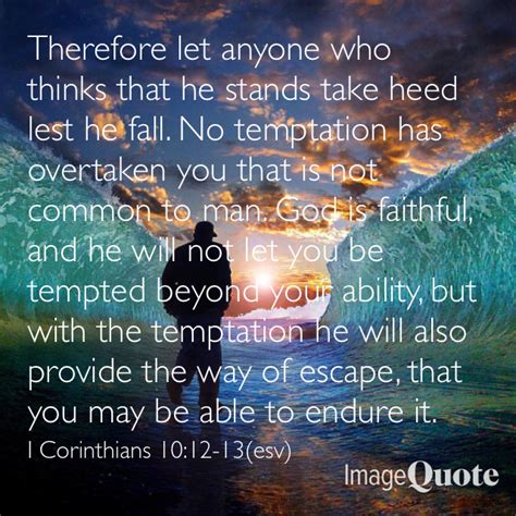 I Corinthians 1012 13 Faith In God Man Up Faith