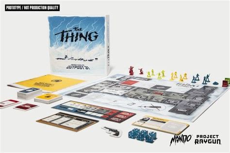 Mondo Reveals The Thing Board Game And Sdcc Patches