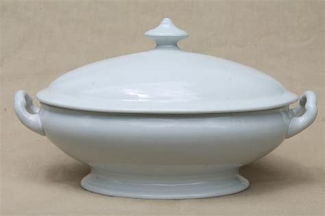 Download serving dish stock vectors. old Wedgwood white ironstone china tureen or covered ...