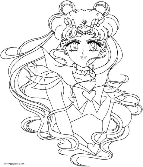 82 Free Printable Sailor Moon Coloring Pages