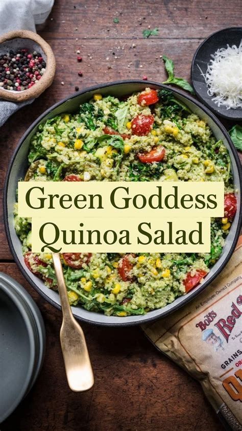 Green Goddess Quinoa Salad Pinterest