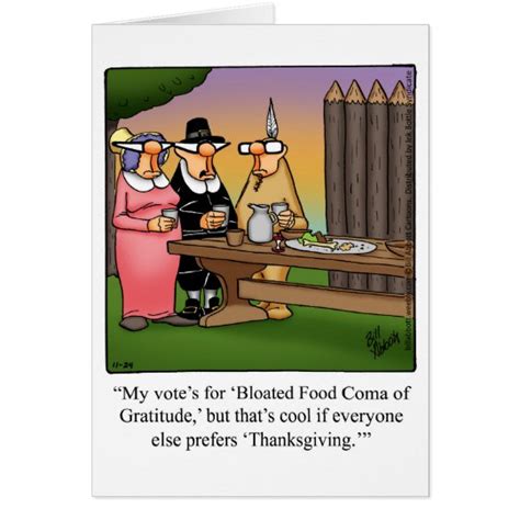 Funny Thanksgiving Humor Greeting Card Zazzle