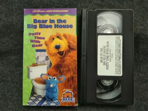 Vhs Bear In The Big Blue House Potty Time With Bear Vhs 1999 10