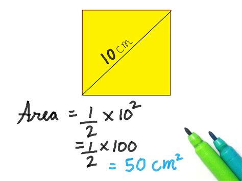 6 Ways To Find The Area Of A Square Using The Length Of Its Diagonal