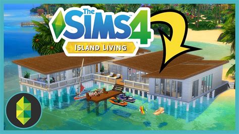Building A Beach House Over The Ocean In The Sims 4 Island Living