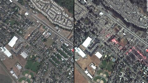 Oregon Fires Satellite Images Show Phoenix And Talent Have Been Nearly