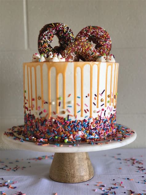 Donut Birthday Cake By Cakesbythe0cean Rfondanthate