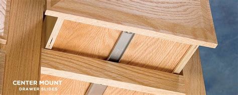 We have a ton of drawer slides and each slide is entered into every section it qualifies. Center Mount Drawer Slides | CabinetParts.com