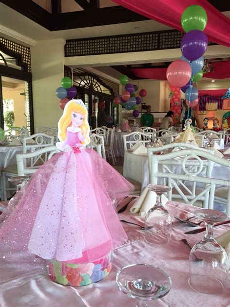 Aurora Centerpiece Rapunzel Birthday Cake Princess Birthday Party