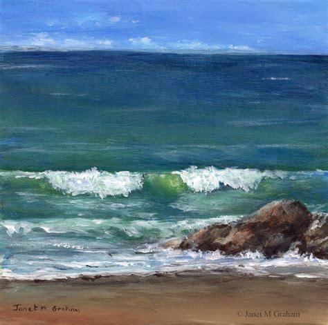 Check spelling or type a new query. Sea, Ocean, Wave, Rocks, Original Seascape Acrylic ...