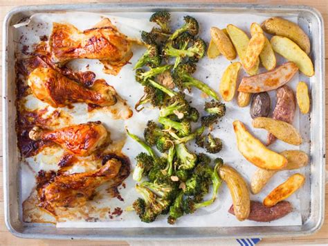 The pain is like labor. Glazed Chicken and Broccoli Sheet Pan Dinner Recipe | Food Network Kitchen | Food Network