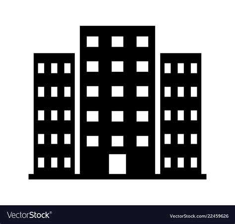 Office Building Icon Royalty Free Vector Image