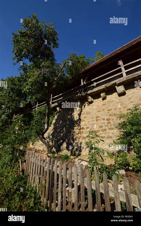 Medieval Town Wall In Europe Stock Photo Alamy