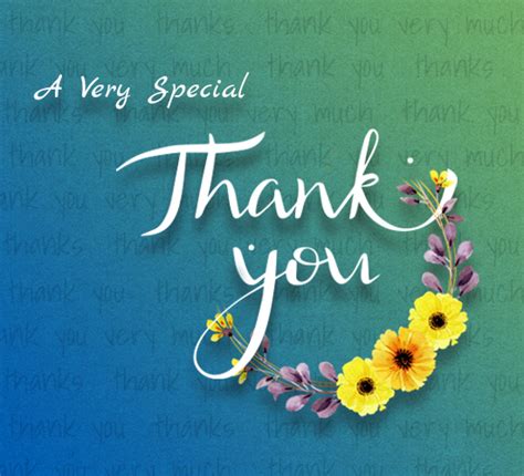 A Very Special Thank You Note Free For Everyone Ecards Greeting Cards