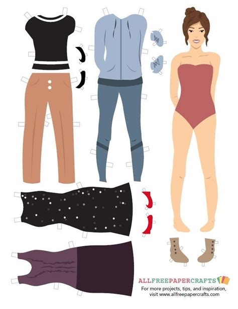 Free Printable Paper Doll Clothes Patterns