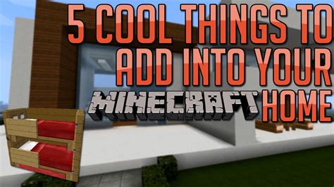 One time my drama class's teacher had gone home sick so we were just put in a classroom with a movie to entertain us for the period when an alarm went off. Minecraft: 5 Cool Things to Add to Your House/Base (EP.5 ...