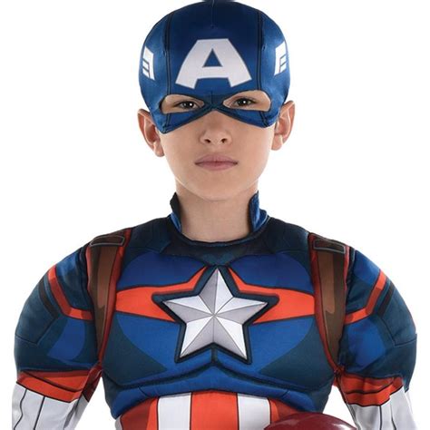 Kids Captain America Muscle Costume Marvel Party City