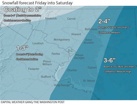 Updated Forecast Snow To Increase Tonight Turning Cold And Windy Saturday The Washington Post