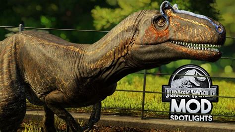 New Realistic Allosaurus Mod Jurassic World Evolution Mod Spotlight