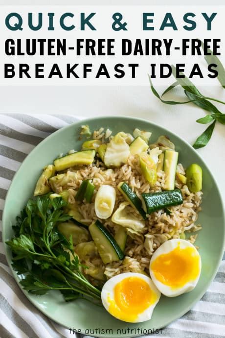 Planning healthy, balanced meals can be overwhelming when you have multiple food allergies or intolerances to gluten and dairy. Quick and easy gluten-free dairy-free breakfast ideas ...