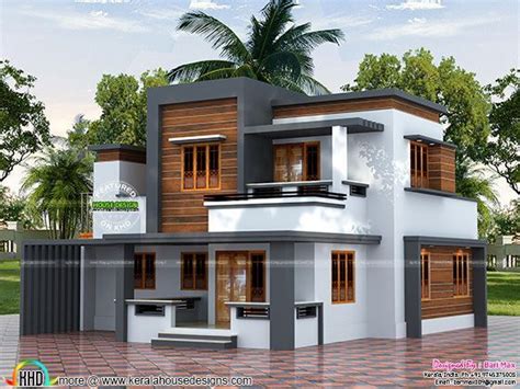 The cost for the cad file offsets some of the labor costs a designer would charge if the plan were redrawn. ₹22.5 lakh cost estimated modern house | Kerala house ...