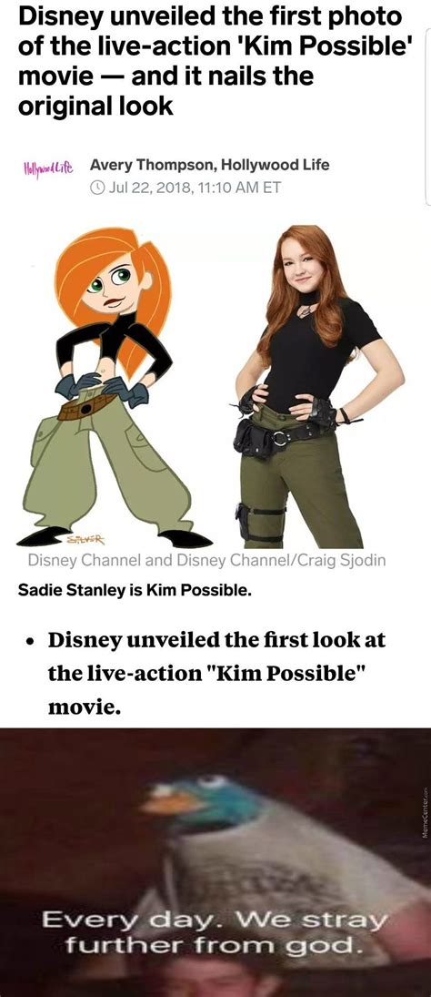 Not Kim Possible Meme Kim Possible Movie Kim Possible Kim Possible Costume