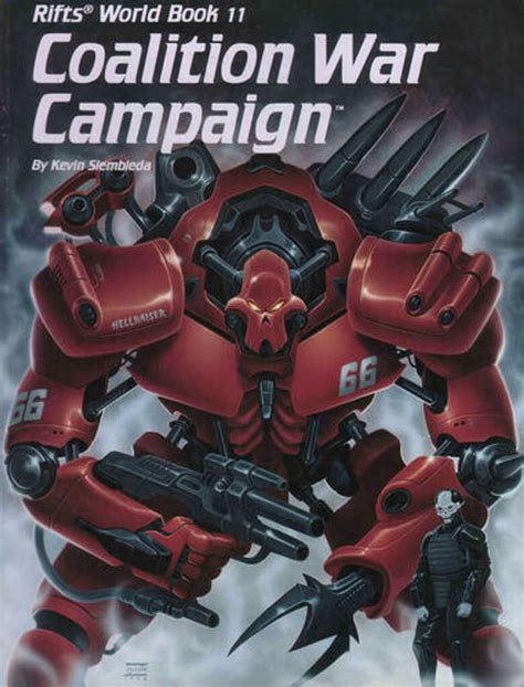 Rifts Rpg Coalition War Campaign World Book 11 Game Nerdz