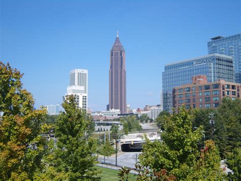 View Of The High Towers Of Atlanta Georgia Image Free Stock Photo