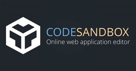 Codesandbox Is An Online Code Editor With A Focus On Creating And