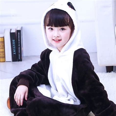 Buy Unisex Anime Kigurumi Pajamas Panda Cosplay Costume Hoodies Party
