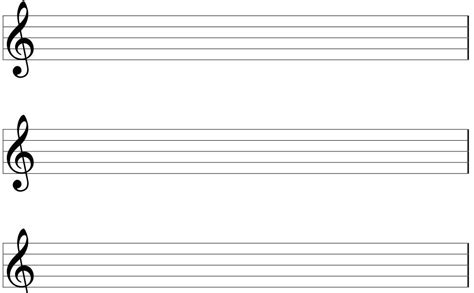 Large Printable PDF Blank Bass Clef Staff Paper