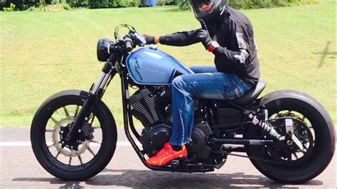 The brief was pretty simple, do whatever you want with it. Wanna Go / custom Yamaha star bolt 950 - YouTube