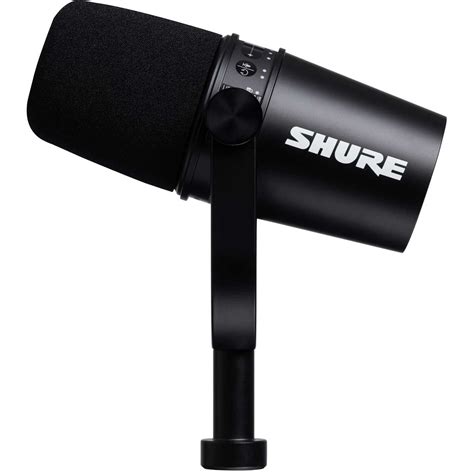 Shure Mv7 K Dynamic Usb And Xlr Podcast Microphone With Shureplus Motiv
