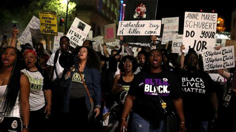 Shooting Of Unarmed Black Man By Sacramento Police Sparks 5th Consecutive Day Of Protests Abc News