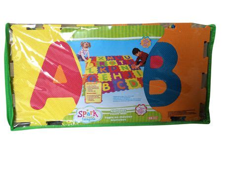 Large 12in x 12in play mat pieces, 3/8 inch (10mm) thick. Alphabet Foam Mat | Walmart Canada
