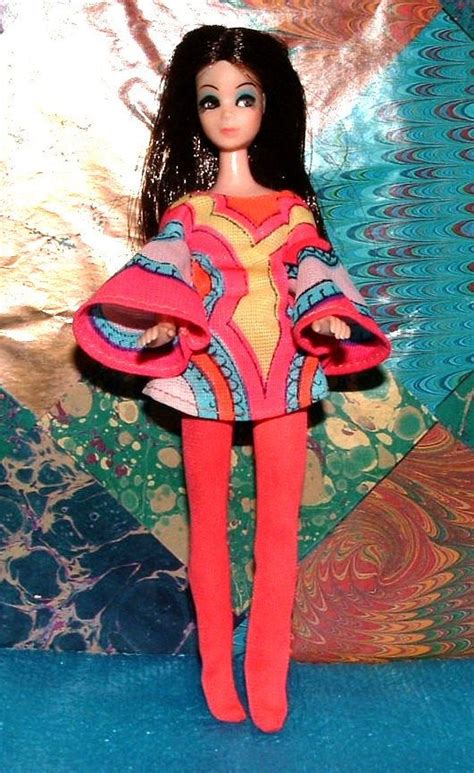 mod 1970 vintage dawn doll clothes rock flowers by celwinscloset 8 00 dawn dolls doll