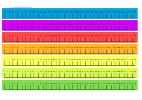 Printable Number Line 1 50 Printable World Holiday