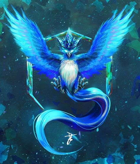 Pokemon Go Articuno Mystic By Djbshadow Pokemon Rayquaza Póster De