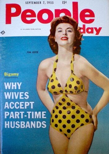 Pinup Magazine 1955 Tina Louise Marilyin Monroe People Today Pocket